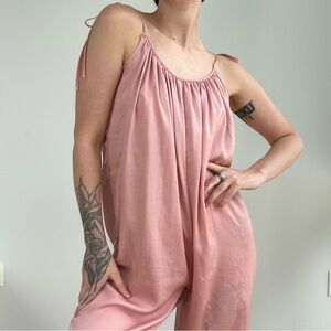 Victoria’s Secret Silky Pink Jumpsuit